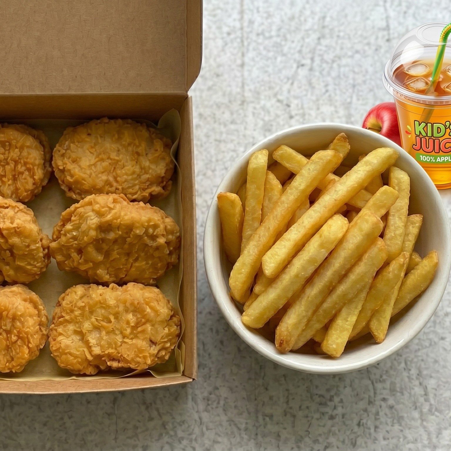 6 Pc Chicken Nuggets.